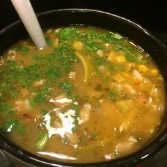 A picture of Chicken Posole.