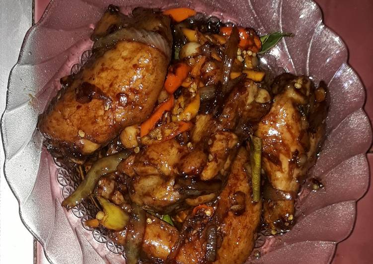 Resep Ayam goreng mentega yang Enak