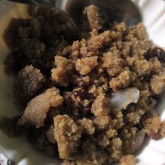 A picture of Sooji ka halwa.