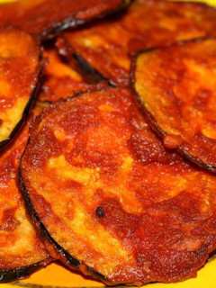 A picture of Brinjal fry.