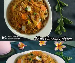 Resep Populer Soun Goreng Ayam Gurih Mantul