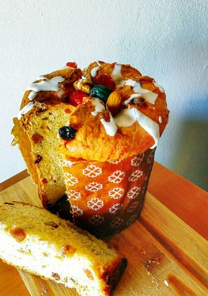 Una foto de Pan dulce Fácil sin huevos