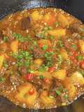 Authentic Chinese dish：Braised Beef Brisket
