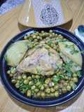 Chicken Tagine with Peas and Fennel