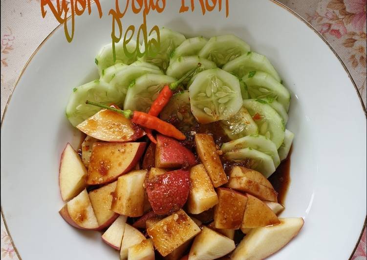 Resep Populer Rujak saus ikan peda Paling Enak