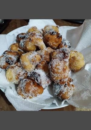 Una foto de Buñuelos de membrillo #Mercado