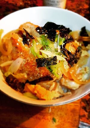 Foto resep Ricebowl with Chicken Katsu & Egg