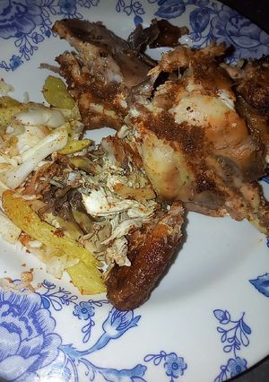 A picture of Garlic grilled chicken.