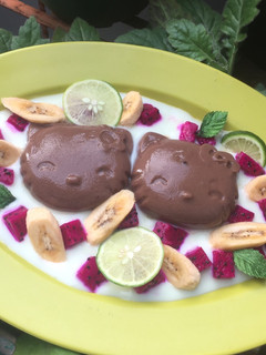 Foto resep Puding Cokelat Roti Tawar