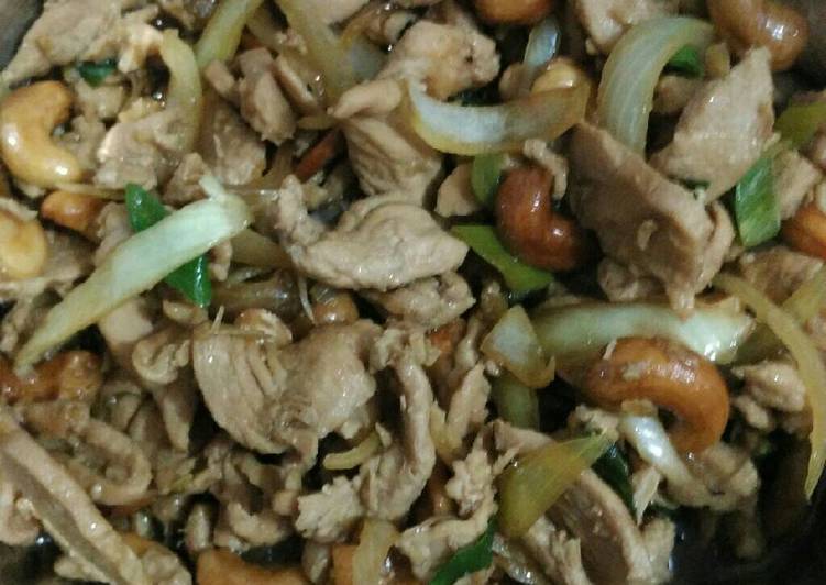 Ayam teriyaki kacang mede