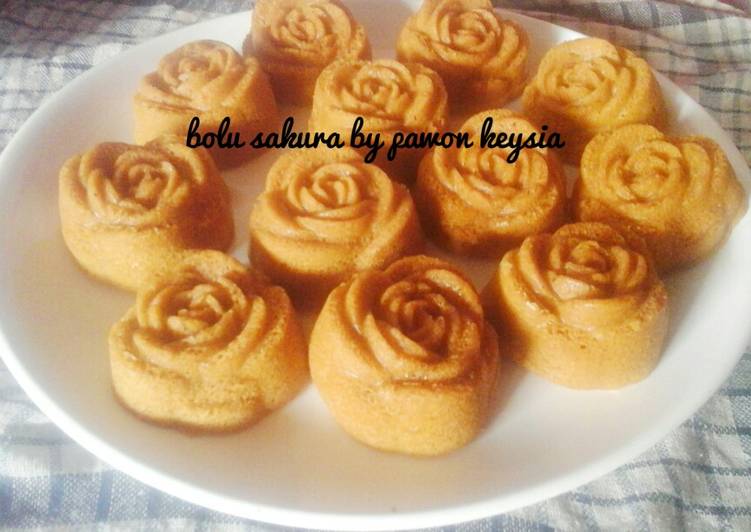 Resep Bolu sakura Anti Gagal