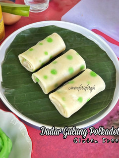 Foto resep Dadar Gulung Polkadot Gluten Free