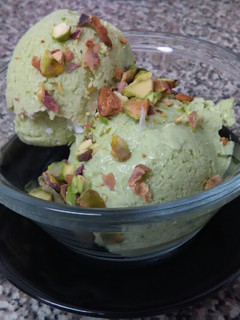 Una foto de Helado casero de aguacate