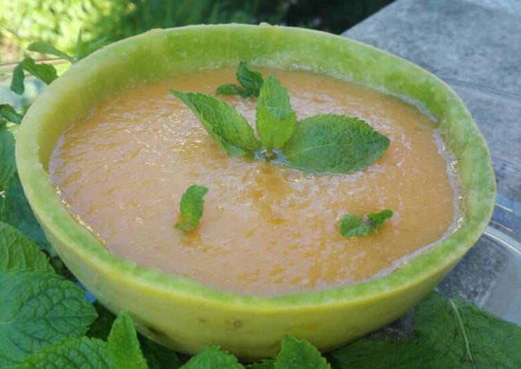 Sopa fría de melón