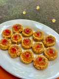 Thumbprint Almond Pulp Cookies with Lime Marmalade