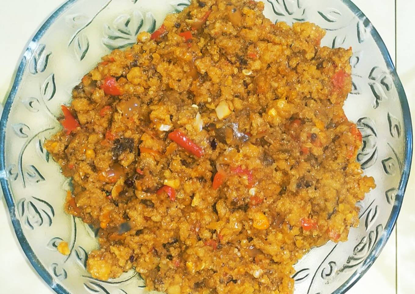 Tumis Oncom Pedas