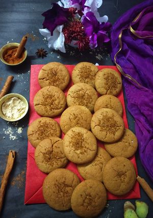 জিনজার কুকিজ রেসিপির প্রধান ছবি