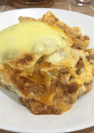 Foto resep Lasagna Instan Saus Lafonte (Microwave)