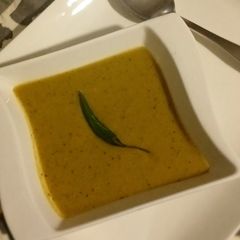 A picture of Pumpkin soup.