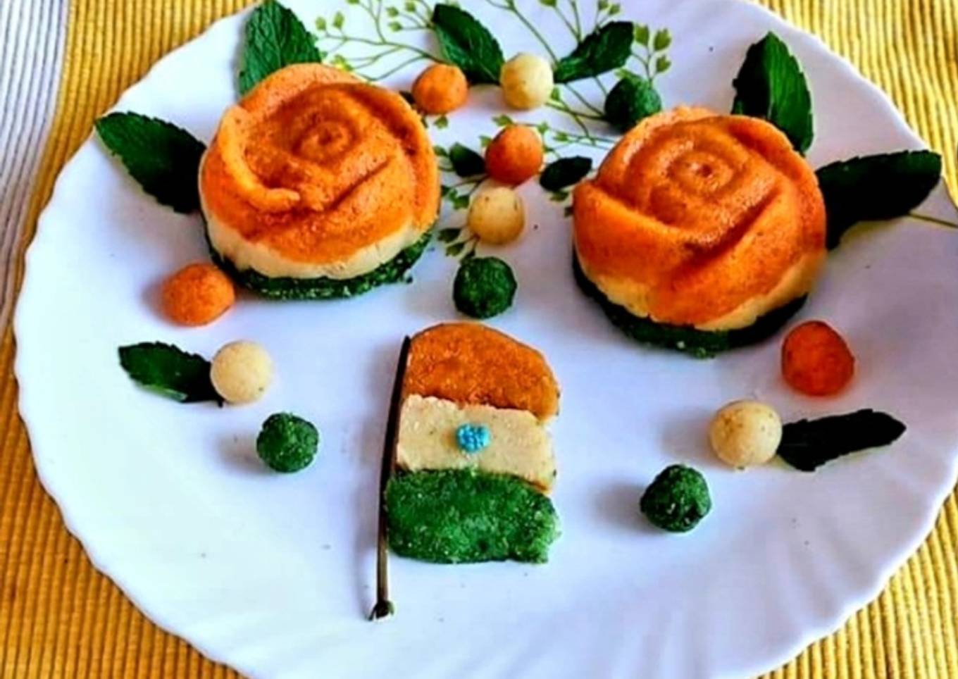Tricolour Burfi