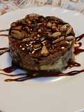 Pastel de natillas con galleta