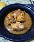 Patas de pollo al horno con salsa de pomelo