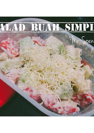 Foto resep Salad Buah Simple