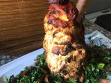 شاورما دجاج على السيخ في البيت