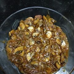 A picture of Mushroom masala fry.