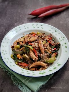 Foto resep Oseng Cumi Asin Kecombrang