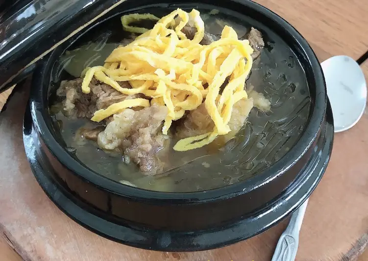 Siap Saji Galbitang (갈비탕) - Korean Beef short ribs soup Yummy Mantul