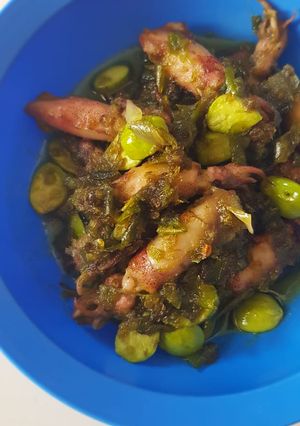 Foto resep Cumi Asin Pete Sambel Ijo