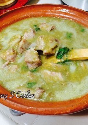 Una foto de Carne de Cerdo en Salsa Verde🐷🐷