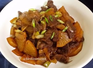 Foto resep Tumis lobak daging