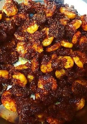 A picture of Hot and Sweet Prawns.