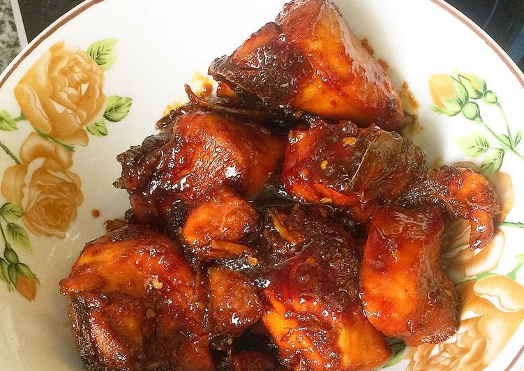 Resep @MANTAP Ayam kecap pedas manis masakan rumahan simple