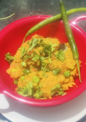 A picture of Vegetables Upma.