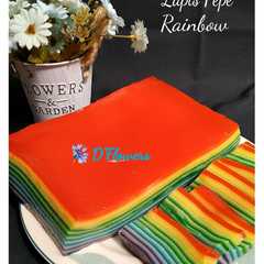 Foto resep Lapis Pepe Rainbow