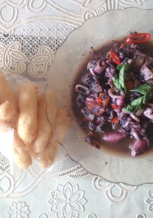 Foto resep Cumi pedas mantul simple