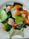 Tumis ayam sawi