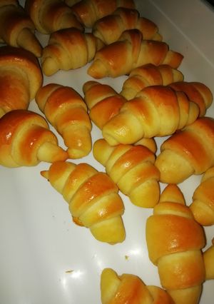 Vajas mini croissant recept fotója