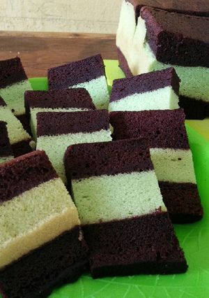 Foto resep Lapis kukus putih telur