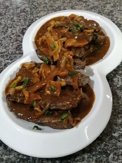 صورة لوصفة كبده بالصوص البنى