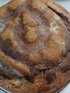 Una foto de Torta rápida marmolada