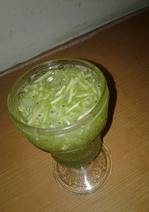 Foto resep Es timun melon selasih