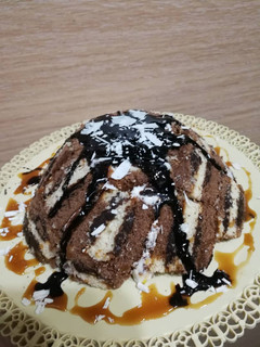 عکسی از دستور کیک بستنی (شارلوت)