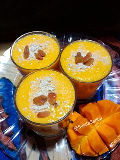 ম্যাঙ্গো মিল্কশেক (Mango Milkshake Recipe In Bengali) রেসিপির প্রধান ছবি