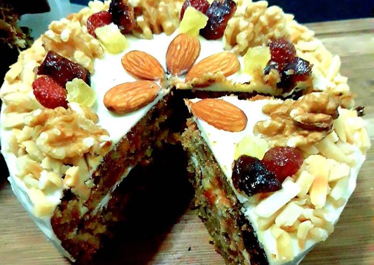 แครอทเค้กครีมชีสฟรอสตี้ Carrot Cake Cream Cheese Frosting เครื่องแน่น😁