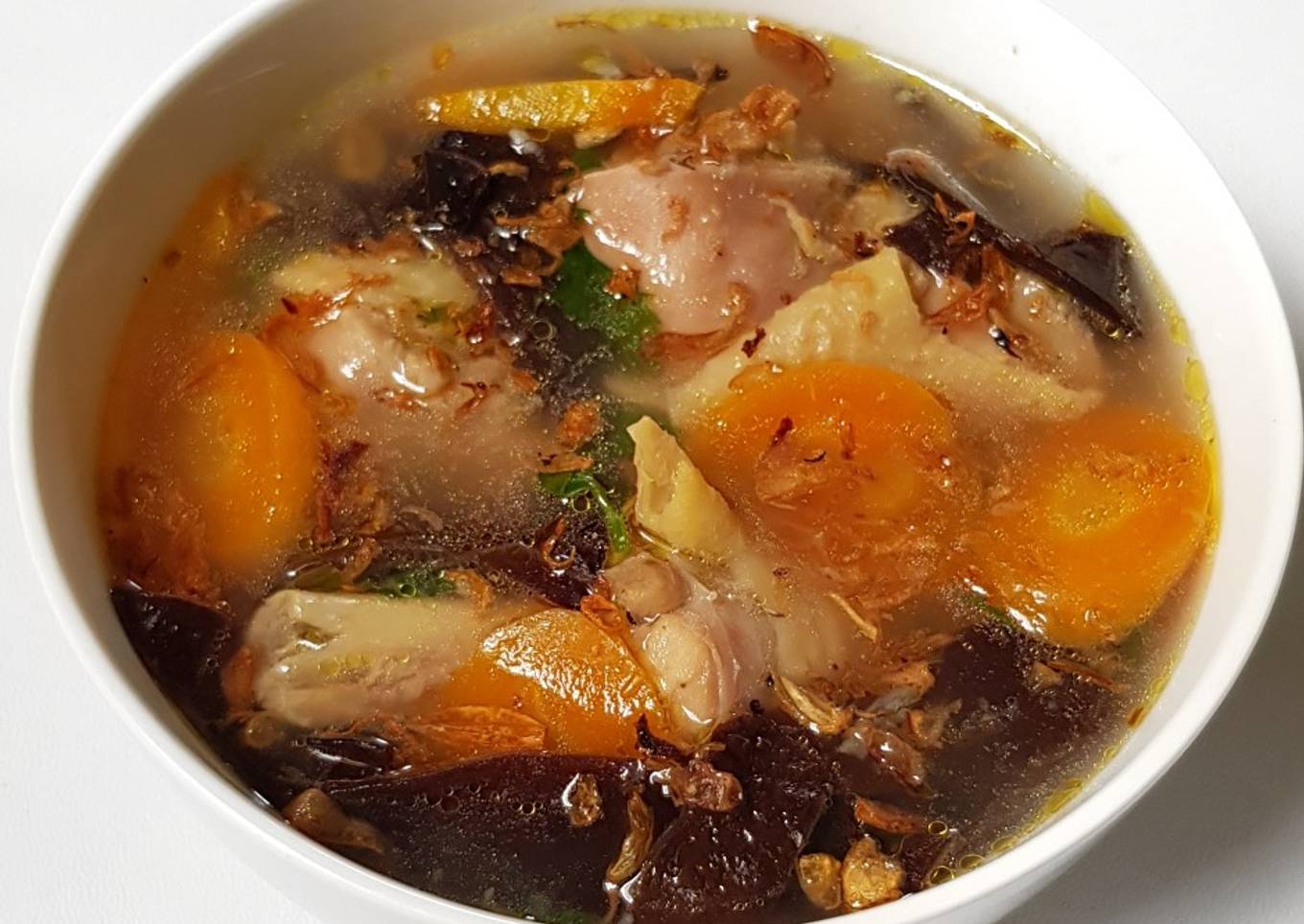 Sop Ayam Kampung ala Pak Min Klaten