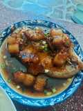 Cá basa kho thịt